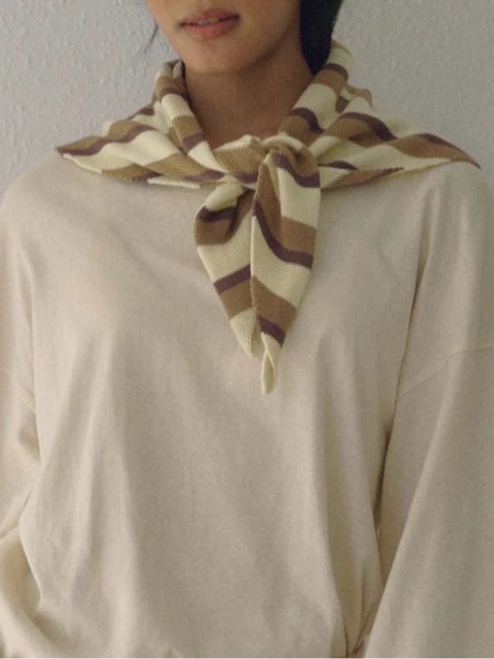NWOT Boheme Goods The Knit Striped Bandana